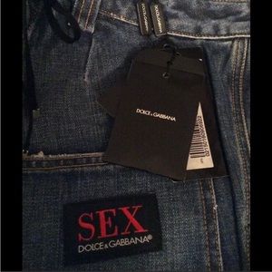 Dolce & Gabbana “SEX” Jeans♥️